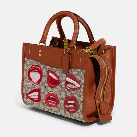 Limited Edition Coach X Tom Wesselmann Rogue 25 In Signature Jacquard RARE - Picture 2 of 8